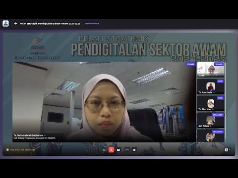 BINCANG EKSKLUSIF PERJASA 2021 : Pelan Strategik Pendigitalan Sektor Awam 2021-2025