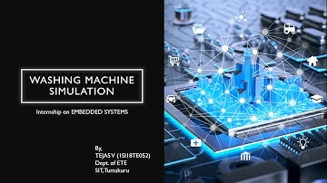 Washing Machine Simulation using PicSim-Lab | EMERTXE Internship project