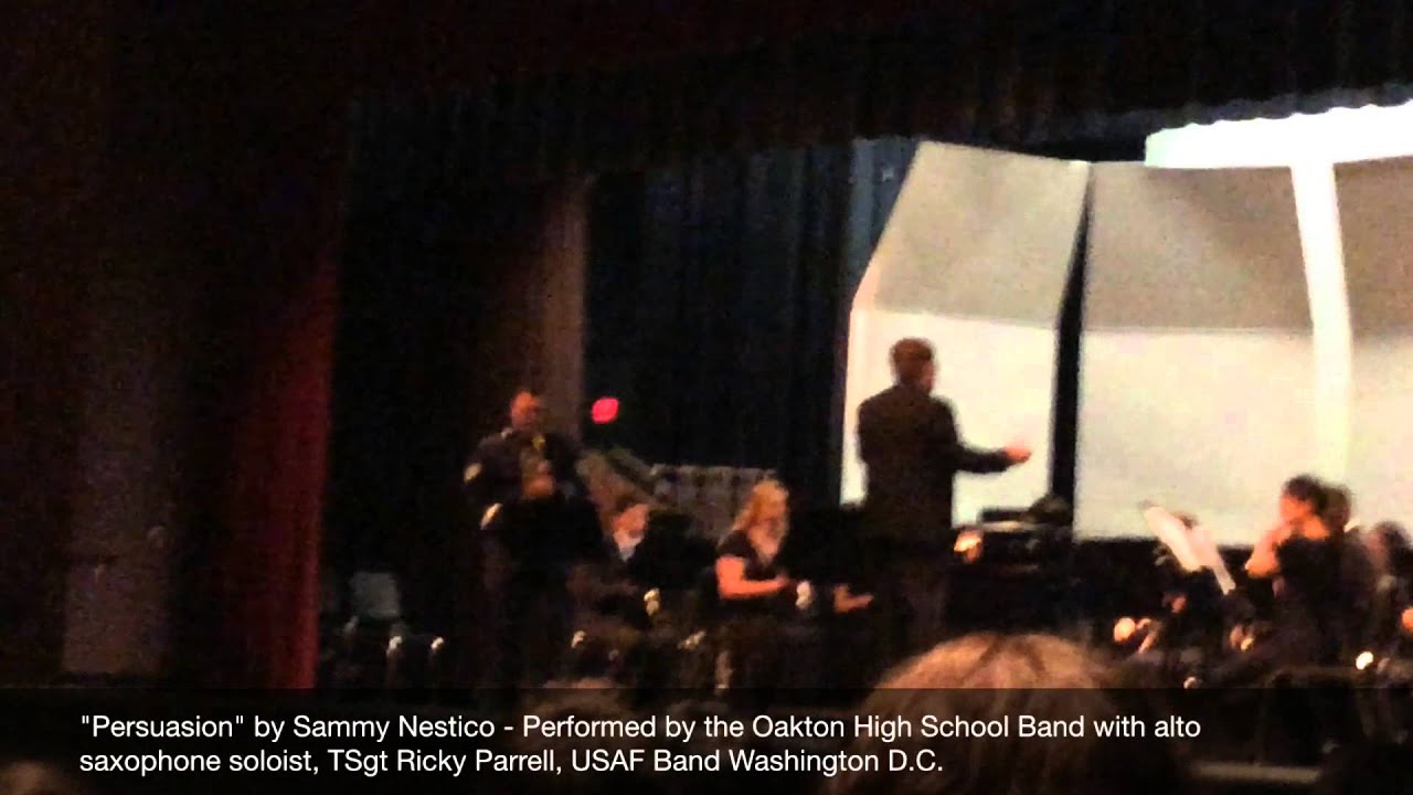 "Persuasion" by Sammy Nestico. Ricky Parrell, saxophone soloist.