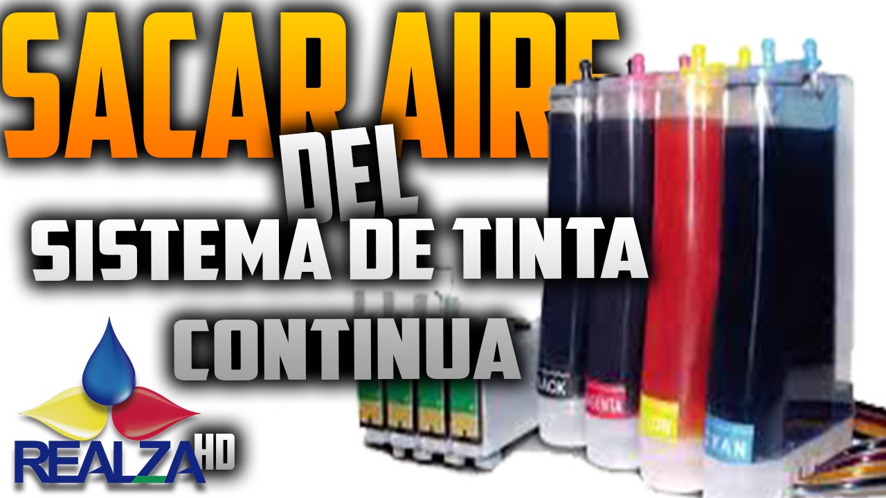 🔴COMO SACAR el AIRE del SISTEMA de TINTA CONTINUA💦 🔎Aplica mis  Tecnicas🔍 - YouTube