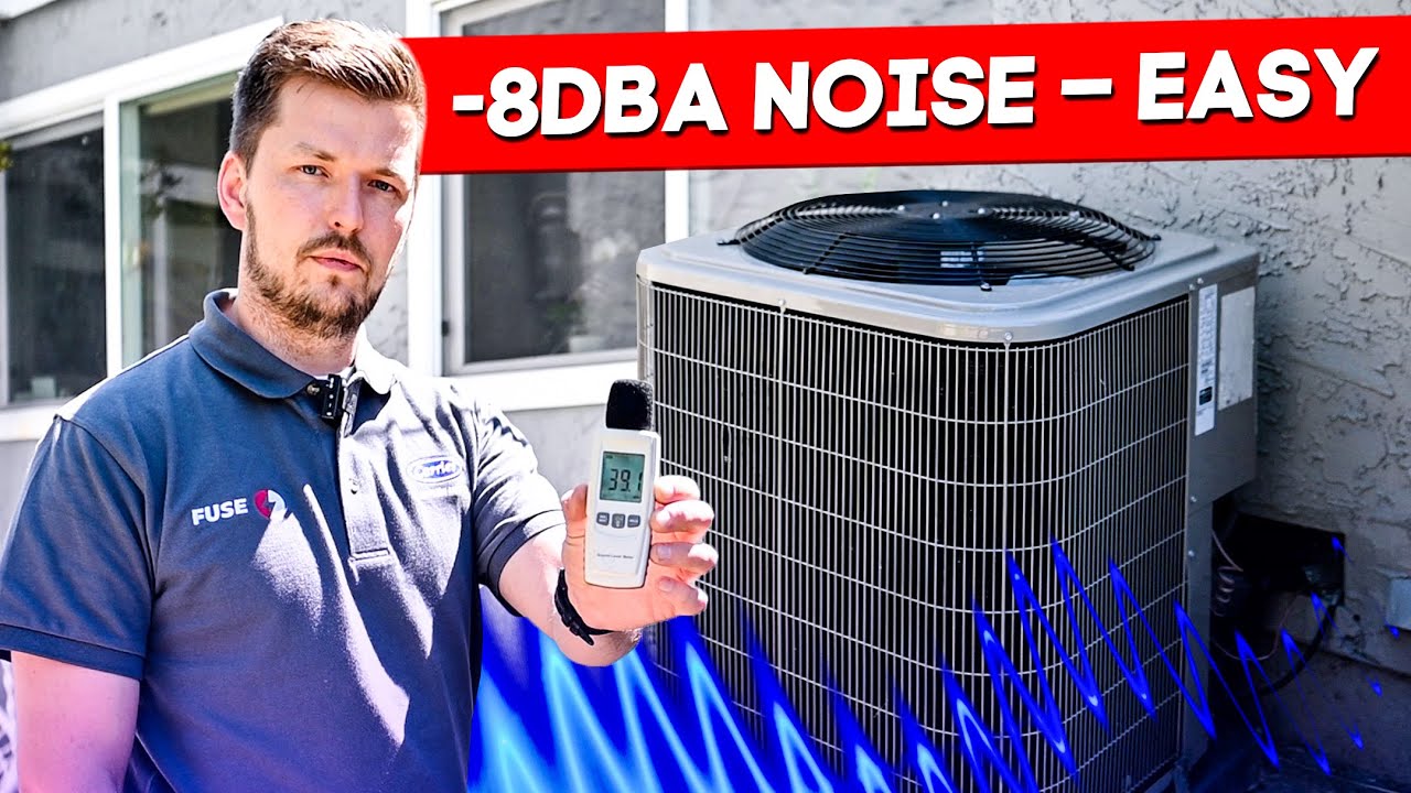 Decrease noise level of your AC / heat pump with sound blanket + foam