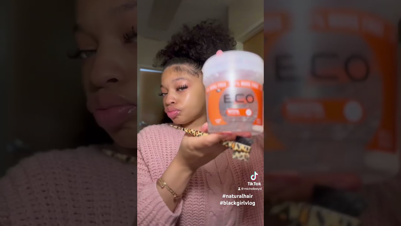 DOING MY EDGES Michelle Faleese Grwm Naturalhair Curls Vlog Edgestutorial