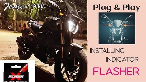 FLASH X Indicator Flasher for Dominar 400 2022 || Full Installation in detail🔥|| Plug & Play Module