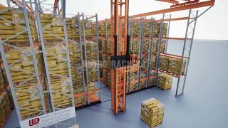 Mobile Racking Automated Warehouse#automation #rack #warehouse #mobilerackingsystem #unmanned #WMS
