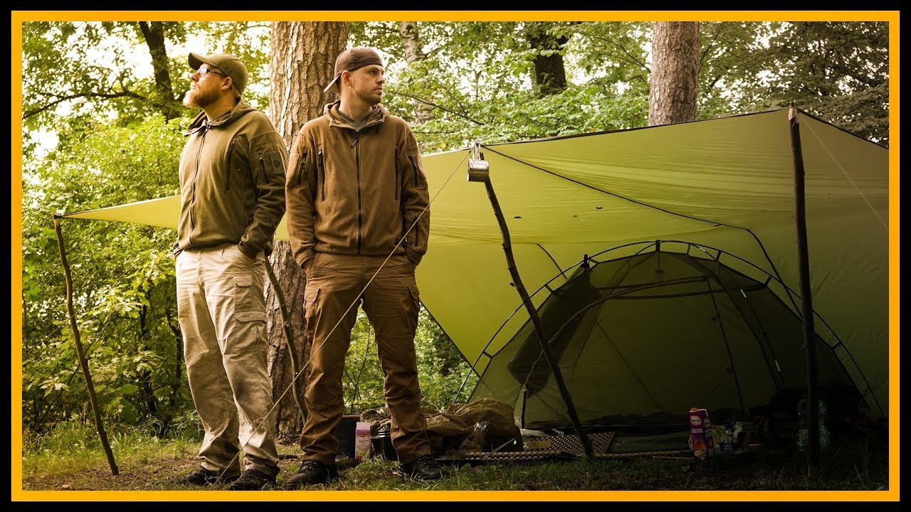 XL 24h Overnighter Übernachtung und Kochen am See - Bushcraft Outdoor Survival