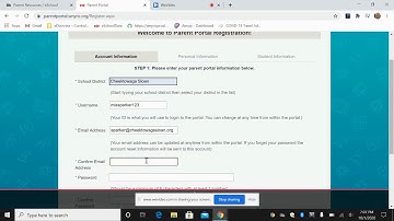 Creating an eSchool Parent Portal Account 1
