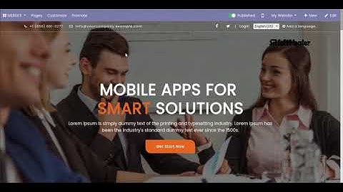 Corpomate Theme Installation Odoo