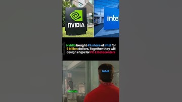 Nvidia bought 4% share of Intel for 5 billion dollars