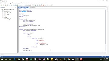 Dialog Project Part 2   Keeping dialog open