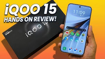 iQOO 15 Hands On Review - Better than OnePlus 15?