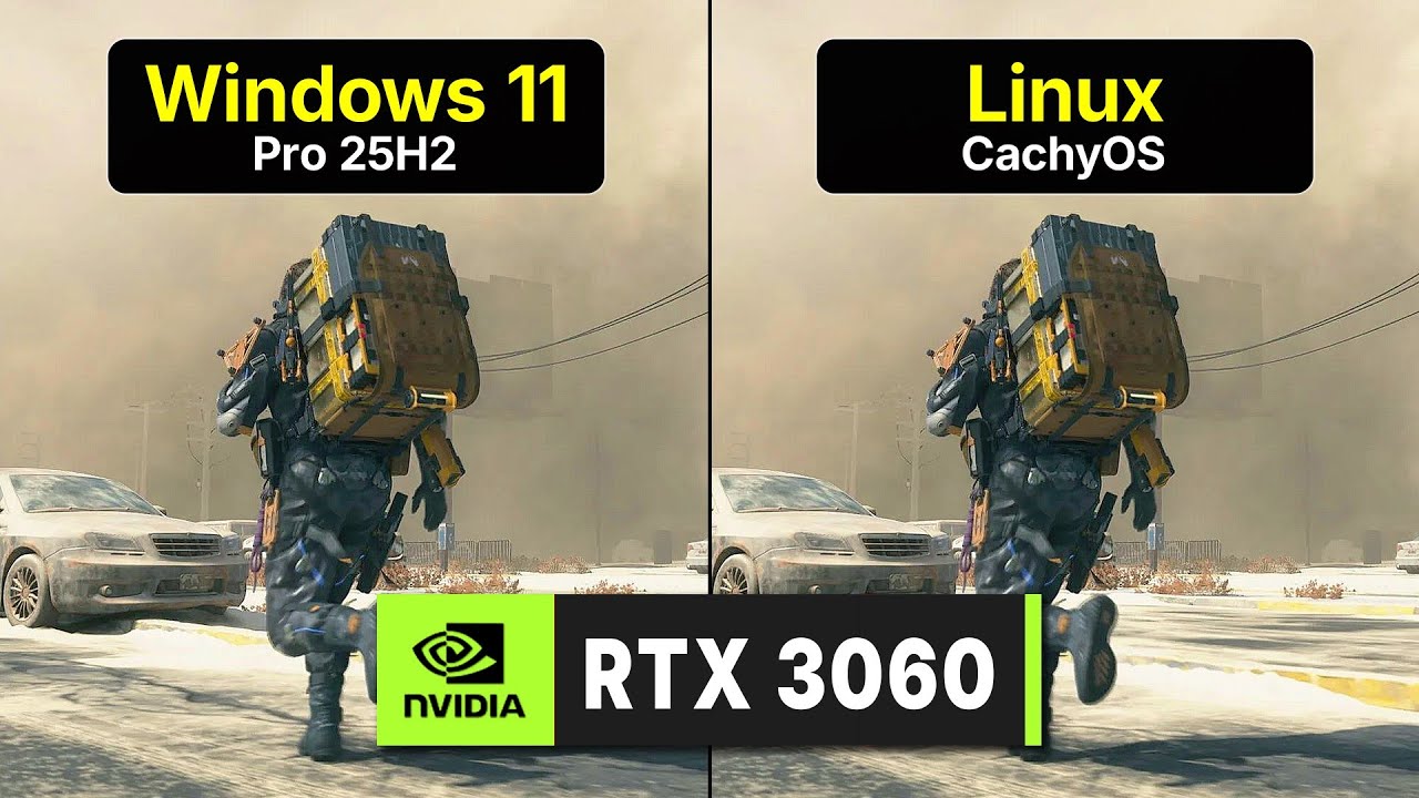 Windows 11 vs Linux on RTX 3060 - NVIDIA Fixed Linux Gaming? - YouTube