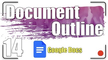 Document Outline | Google Docs Tutorial 14