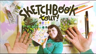 ✷ SKETCHBOOK TOUR ✷ explosion of colour and scribbles