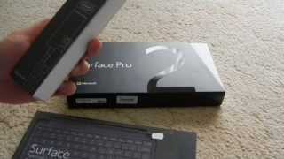 Surface Pro 2 & Type Cover 2 Unboxing