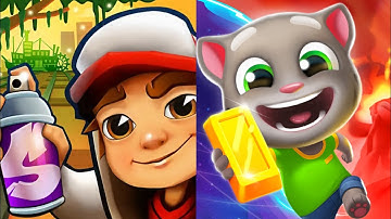 Subway Surfers, Talking Tom Gold Run - Speedrun Gameplay ep 3