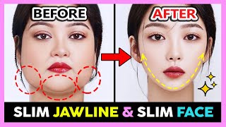 ✨ SLIM JAWLINE + SLIM CHIN + SLIM FACE + REDUCE DOUBLE CHIN | V-Shape Face Massage