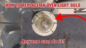 How to Replace an Oven Light Bulb - GE