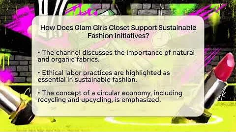 How Does Glam Girls Closet Support Sustainable Fashion Initiatives? - Glam Girl's Closet