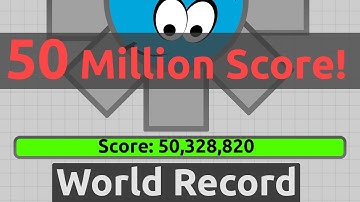 DIEP.iO 50 Million Score in SANDBOX! | WORLD RECORD!