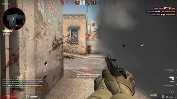 cs go mp5 p2000 3k clutch failed dust2 a site