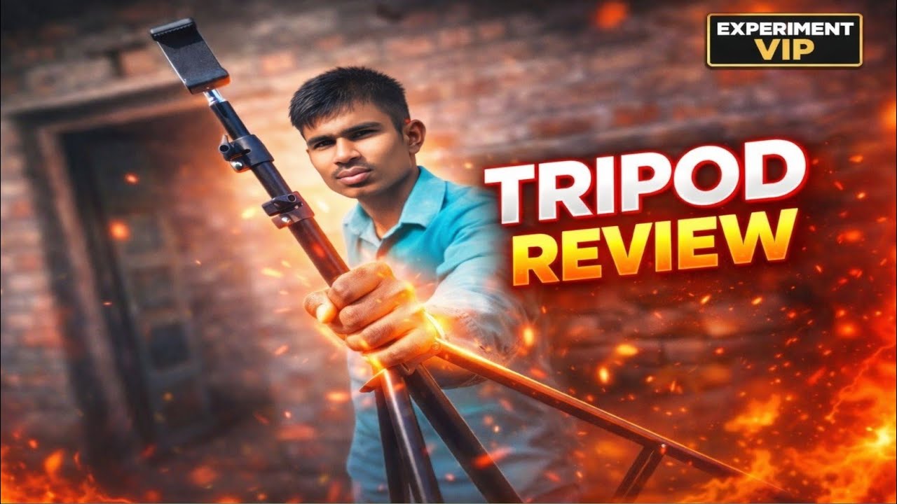 Best tripod for YouTube video || Tripod overview ||भाई ये केसा ट्राइपॉड है इतना सस्ता