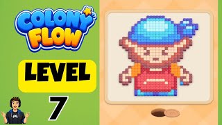 Colony flow Level 7 Full Walkthrough Solution 