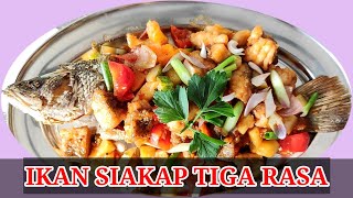 Ikan Siakap Tiga Rasa | Resepi Ori Thai  | ปลากระพงสามรส