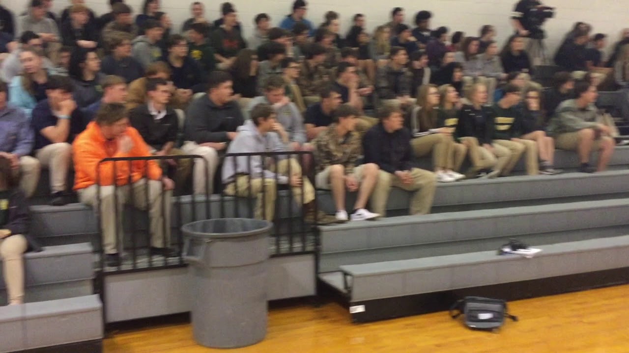 Saints come marching to French Settlement High School YouTube