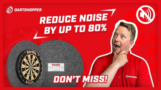 Dartshopper Media - Winmau WISPA Sound Reduction Backboard TEST - No more  angry neighbours! #Darts 