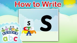 @officialalphablocks - Learn How to Write the Letter S | Curly Line | How to Write App screenshot 5