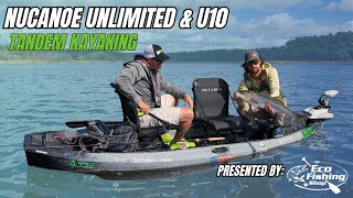Nucanoe Unlimited & U10 Tandem Kayak Fishing For Two People