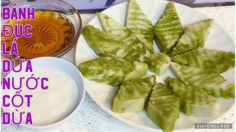 Bánh Đúc Gân Lá Dứa dai, giòn, không nước vôi, không hàn the, không nước tro tàu-Swans