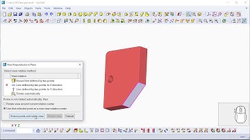 VariCAD - Rotate 3D View Perpendicularly to a Plane