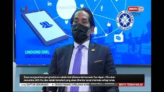 1 APRIL 2021 – BERITA TGH MLM – VAKSIN COVID-19 ASTRAZENECA