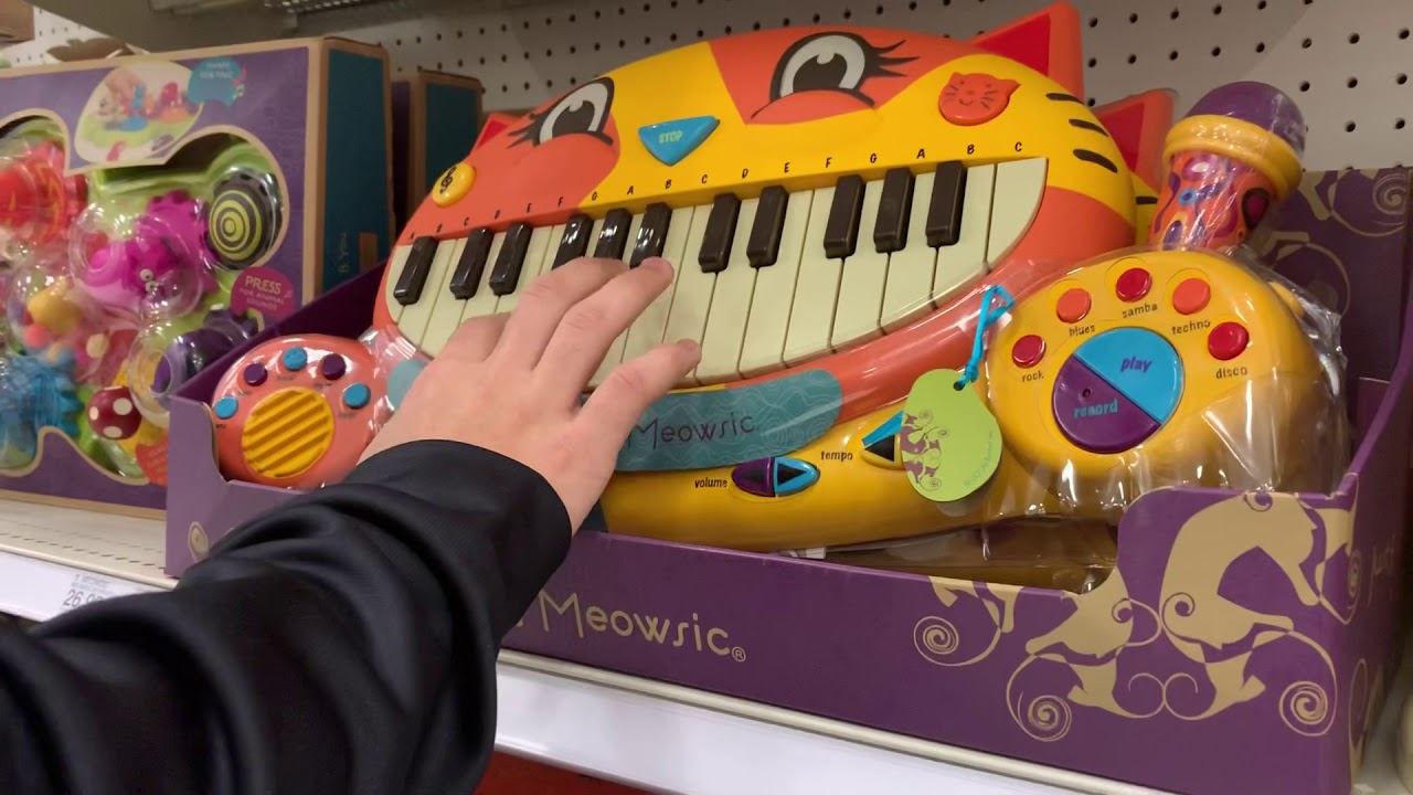 cat piano toy target