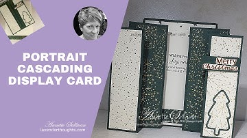 How to Create a Portrait Cascading Display Card