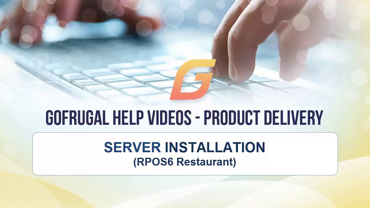 RPOS6 SERVER INSTALLATION