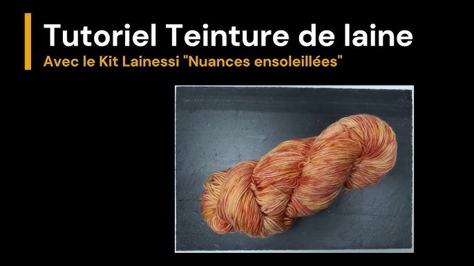 COMMENT TEINDRE DE LA LAINE AVEC NOTRE KIT « BORN TO DYE »