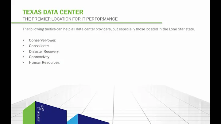 Texas Data Center:  The Premier Location for IT Pe...