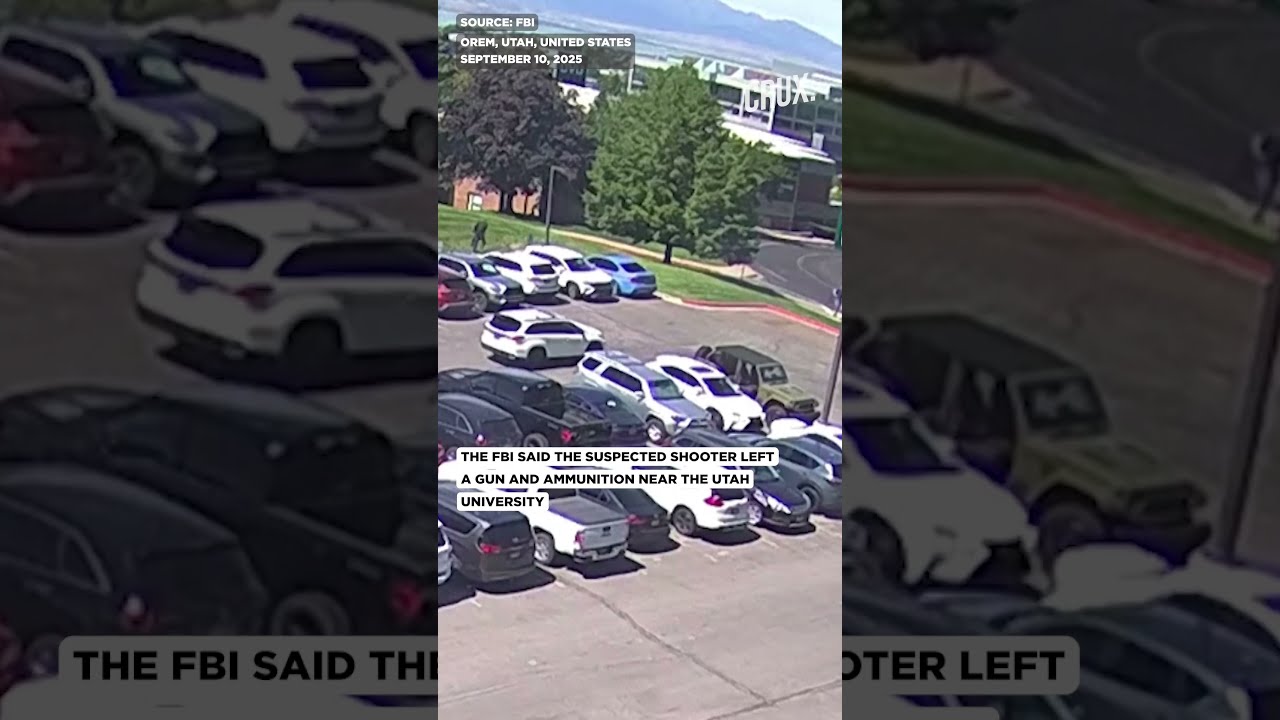 FBI Releases Shocking New Video Of Charlie Kirk Shooting Suspect Jumping Off Roof 