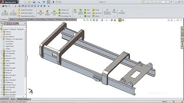 SolidWorks Tutorial | Forklift 4. Frame1