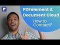 How to Connect Wondershare Document Cloud with PDFelement?