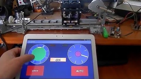 Android control step motor using wifi ESP8266  esp 07  and epson driver lb11847 stm8s903