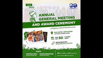 SPE LAGOS 2022 AGM and Awards Ceremony