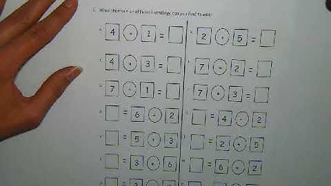 Eureka Math - 1st Grade - Module 1, Lesson 15