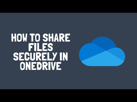 Microsoft OneDrive 2020 External File Sharing and Security