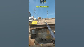 Heaven Smoke From Door Overpass #shorts #cs2