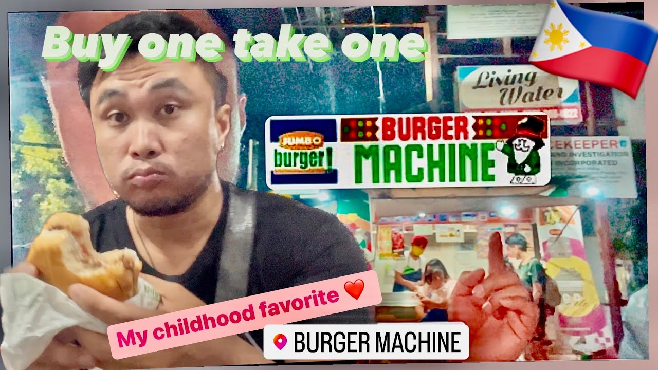 the best BURGER in Manila Philippines?! 🇵🇭YES! BURGER MACHINE! you