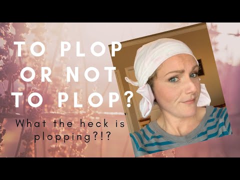 Plopping On Wavy Hair 2a 2b 2c Curls Youtube