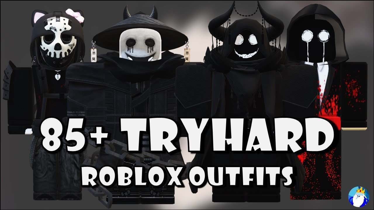 85 TryHard Dark Evil Roblox Outfits YouTube 
